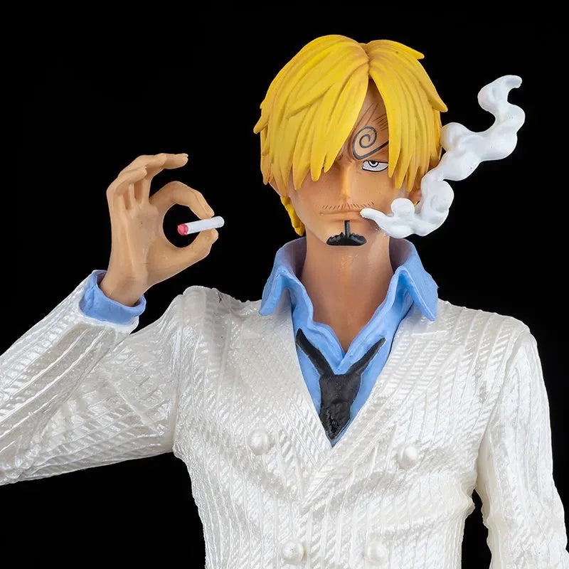 12.6" One Piece Anime Sanji Action Figure Vinsmoke Sanji Figma PVC Model Statue