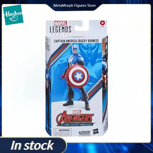 Original Hasbro Marvel The Avengers Beyond Earth's Mightiest Captain America Bucky Barnes  Anime Figure Toy Collection Model