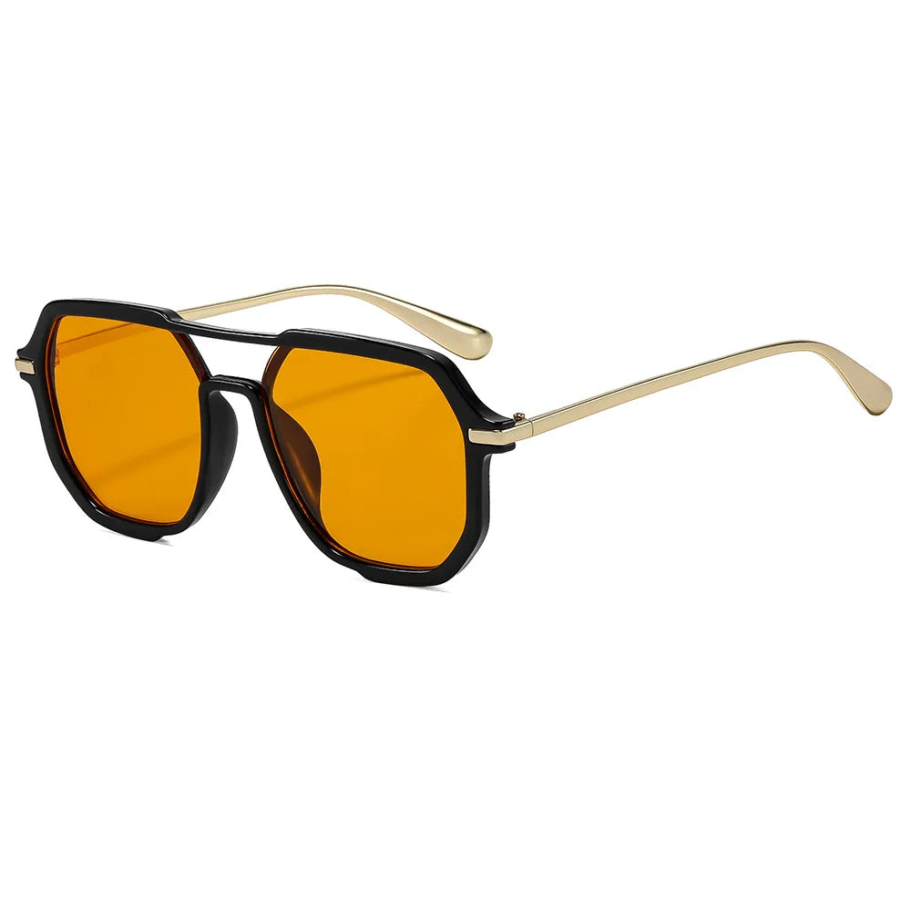 JNPCXI New 2026 Men Sunglasses Designer UV400 Pilot Sun Glasses Metal Temple Fashion Travel Shades Lunettes De Soleil Pour Homme