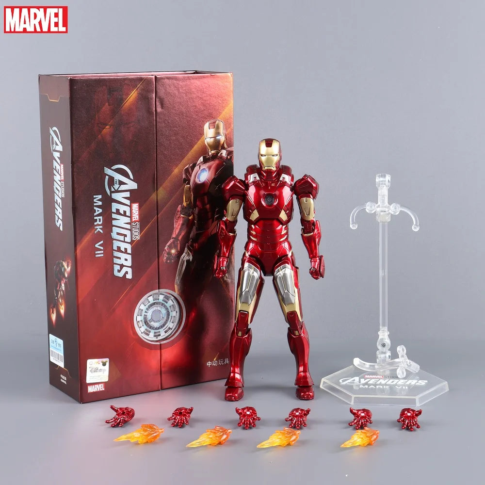 ZD Toys Iron Man Action Figure Red Snapper Iron Man MK 24 MK 22 MK 47 Legends