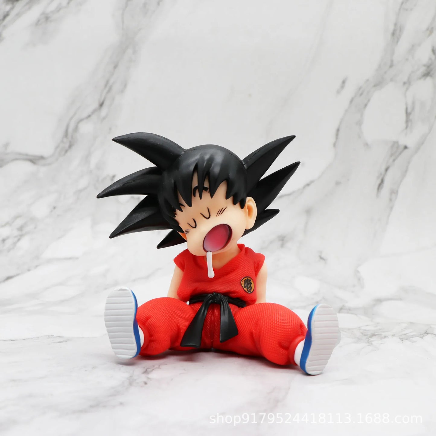 10cm Dragon Ball Z Sitting Posture Sleep Son Goku PVC Action Model Collection