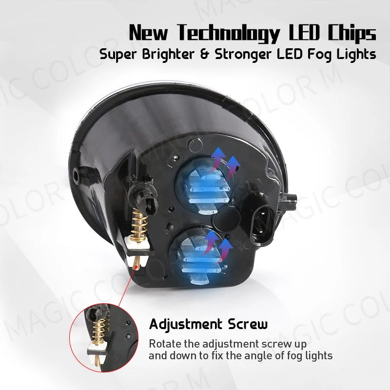 LED Fog Lamp for Toyota Hilux 2005-2009 for Rav4 2004 2005 for Avalon 2005-2007 for 4 Runner 2006-2009 for Lexus ES330 2005-2006