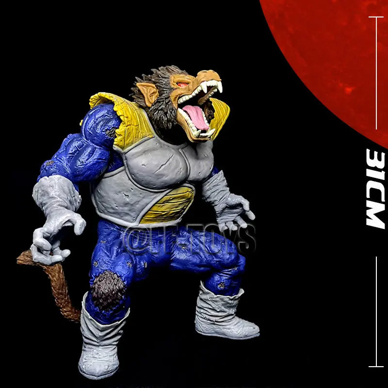 40CM Dragon Ball Great Ape Vegeta Figure Ozaru Golden Broly Ape Gorilla Action Figures Collection Model Toys for Children Gifts