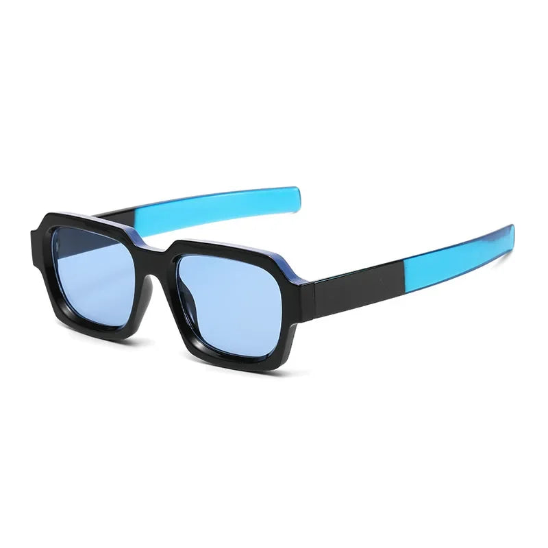 JNPCXI Ins Popular Fashion Square Polarized Sunglasses Women Retro Punk Shades UV400 Men Trending Sun Glasses