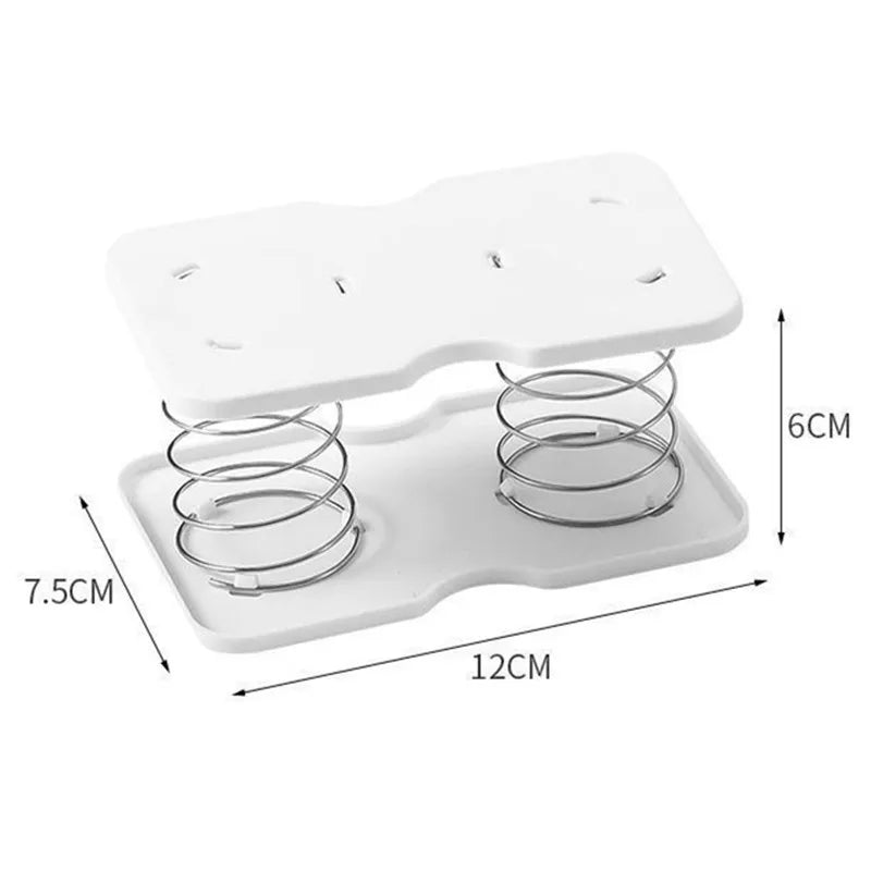 1pc Tissue Dispenser Spring Automatic Lift Spring Loaded Tissue Box Office Home Kitchen Toilet Bracket Kitchen Organizer