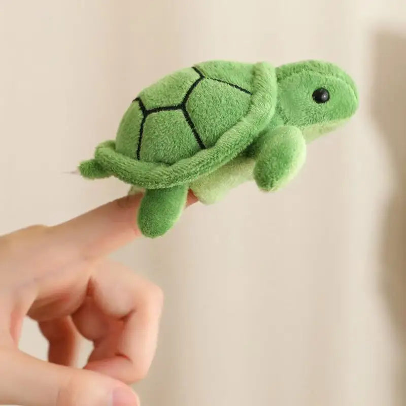 9cm Latest Marine Animal Finger Cover Filled Plush Toy Handmade Doll Cartoon Anime Cute Children's Birthday Gift Fun Doll
