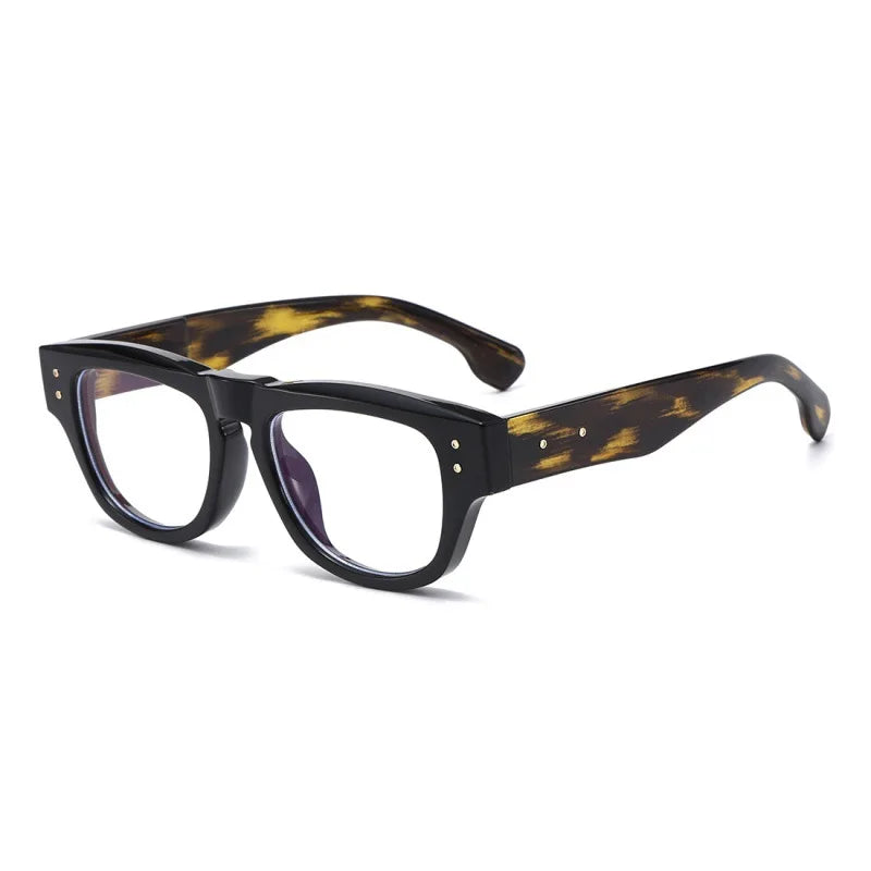 JNPCXI Ins Popular Fashion Cat Eye Sunglasses Women Retro Rivets Clear Gradient Shades UV400 Men Trending Sun Glasses