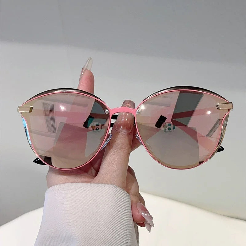 Trendy Polarized Sunglasses Retro Personalized Face Highlighting Sunglasses Women's Fashion Sunglasses