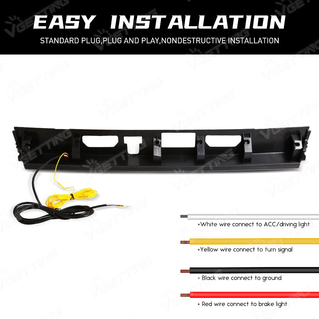For Toyota Yaris Ativ Vios 2023 2024 Car Tail Light LED Trunk Lamp Through Daytime Running Warning Brake Turn Signal Taillight