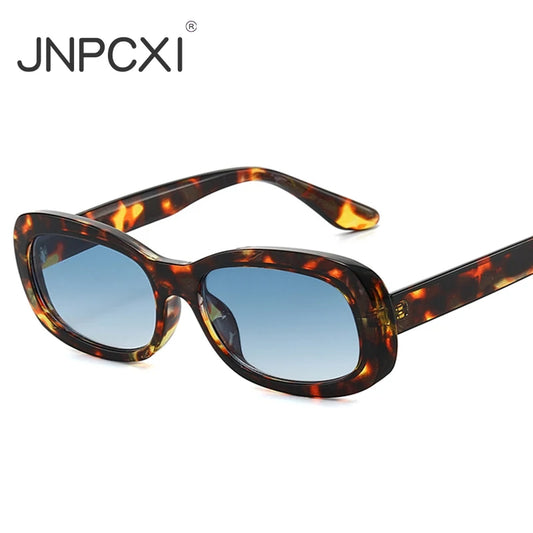 JNPCXI Fashion Small Frame Oval Sunglasses Classic Men's Vintage Sun Glasses Women Outdoor Leisure Eyewear UV400 Oculos De Sol