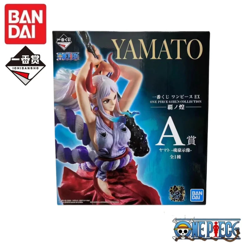 Special OfferIn Stock 100% Original Bandai Ichiban Kuji Ex One Piece Girl's Collection Ha No Kirameki Yamato Ulti Black Maria An
