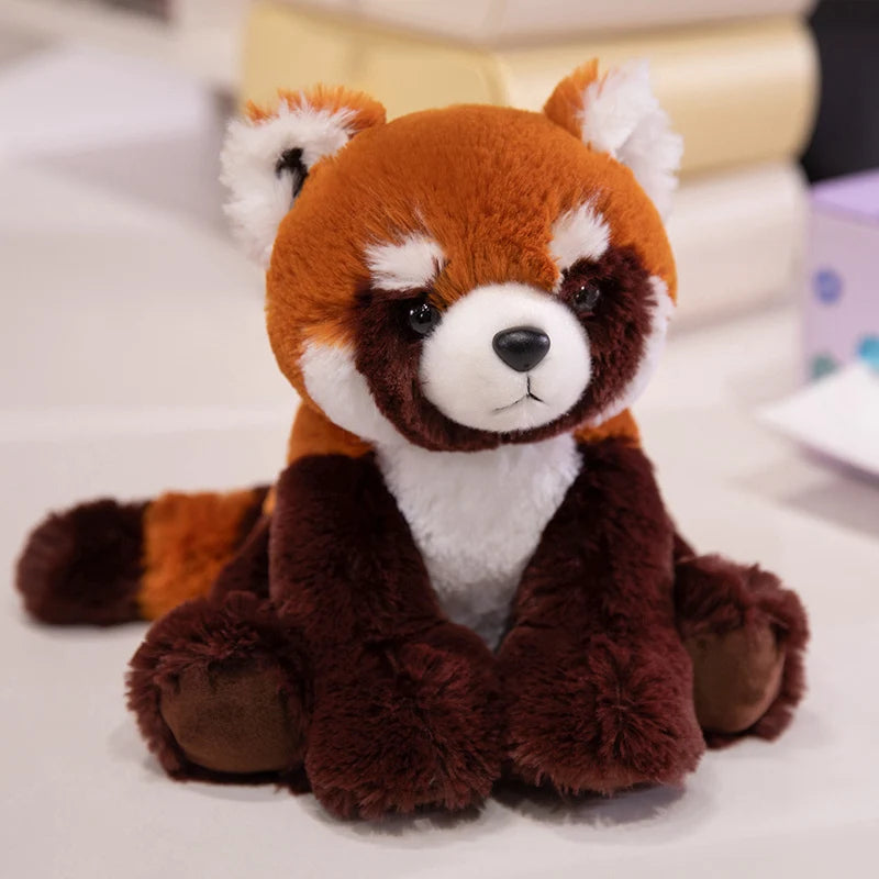 20cm Sitting Cute Forest Animal Tiger, Lion, Sheep, Cow, Fox, Plush Toy Doll, Christmas Birthday Gift