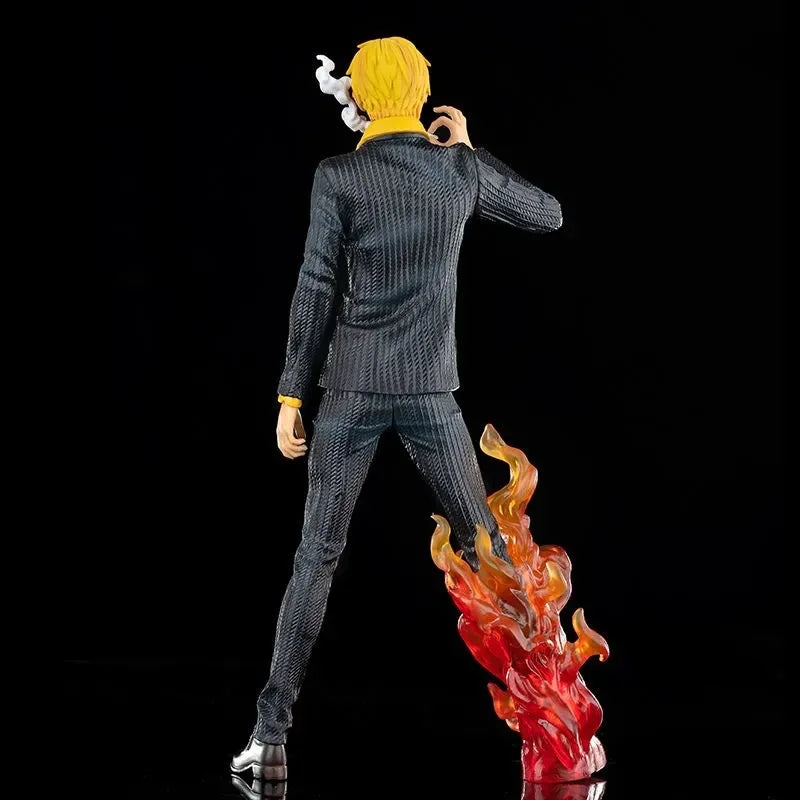 12.6" One Piece Anime Sanji Action Figure Vinsmoke Sanji Figma PVC Model Statue