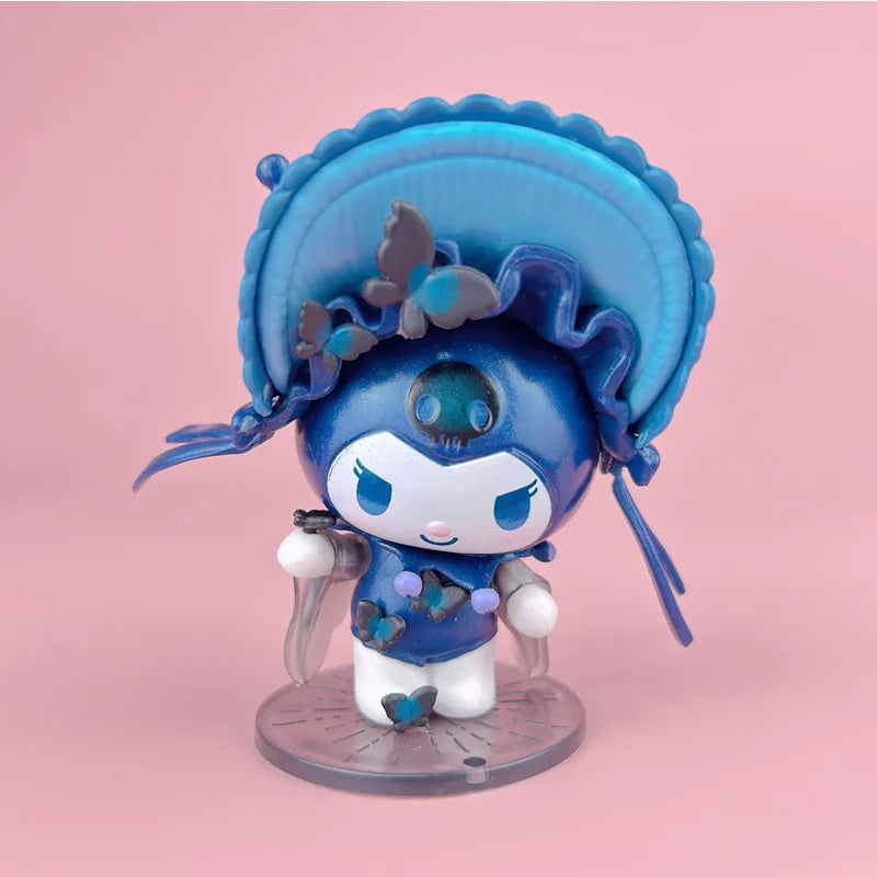 Sanrio My Melody kuromi Figure Toys Classic Cartoon Image Action Figure Box