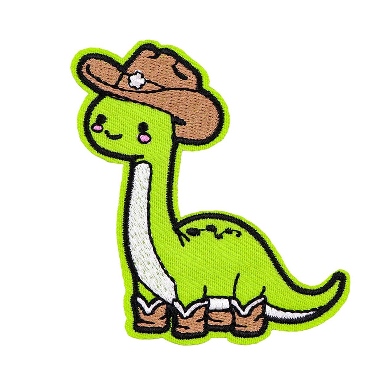 Dinosaur Iron On Patch Clothes Patch For Clothing Cute Snake Embroidered Patch Garment Apparel Accessories Sewing Stickers