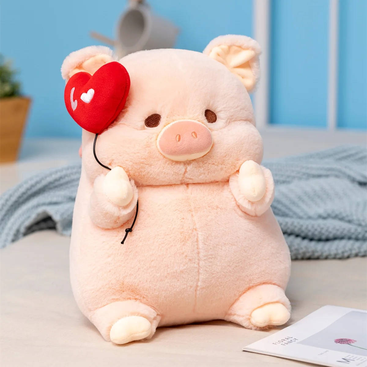 20-30cm Kawaii Angel  Pig Plush Toy Cartoon Stuffed Animals Plushies Doll Anime Soft Kids Babys Toys for Girls Birthday Gift
