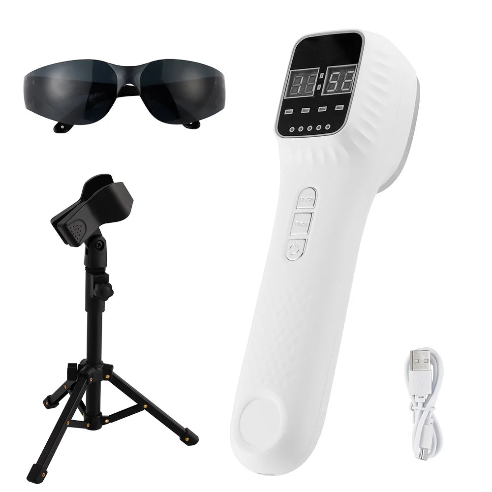 650nm+808nm Infrared Handheld Face Body Red Light Beauty Device Skin Rejuvenation Muscle Joint Body Fatigue Relief Health Care