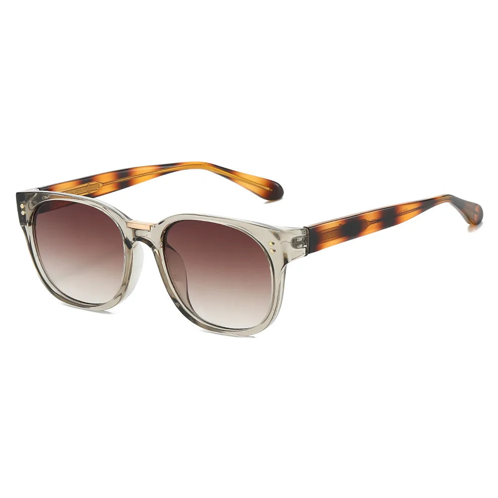 JNPCXI New Designer Square Sunglasses Men Women Fashion Tint Lens Stainless Steel Sun Shades UV400 Oculos Sol Feminino