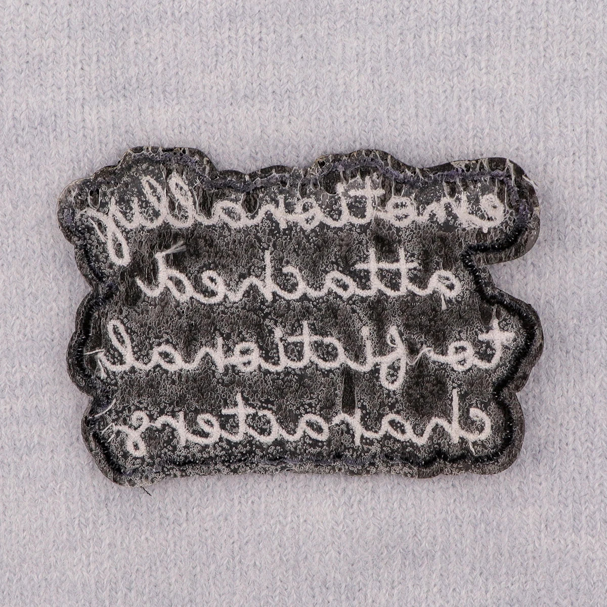 Funny Quotes Embroidered Patches For Clothing Thermoadhesive DIY Jackets Iron on Patches For Clothes Letters Sew Stickers
