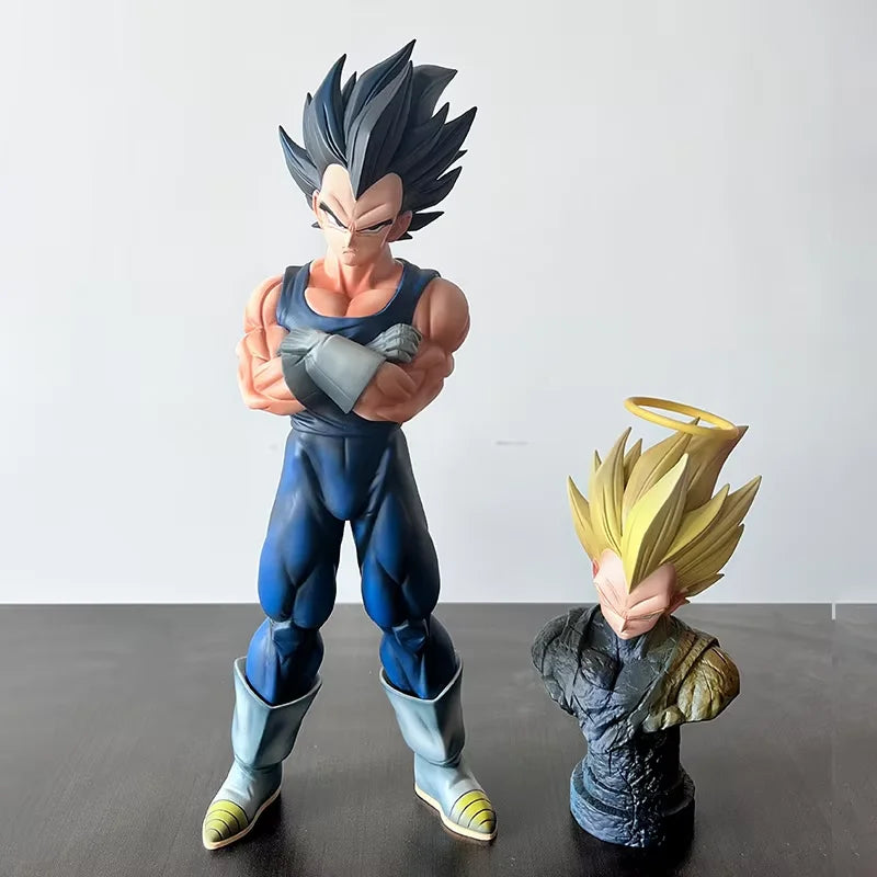 27cm/10.63inch Dragon Ball Z Majin Vegeta Figure Ultra Vegeta Super Saiyan Action Figures YJ Statue Collection Model Toys Gifts