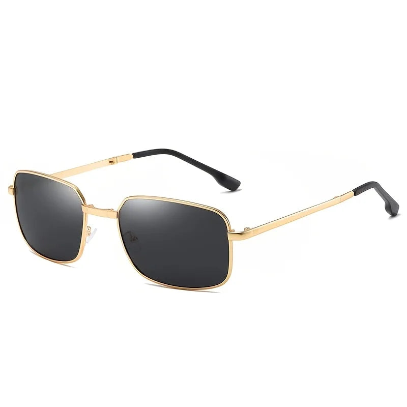 Men's New Metal Folding Fashion Glasses High-end Decorative Glasses Women's Fashion Glasses