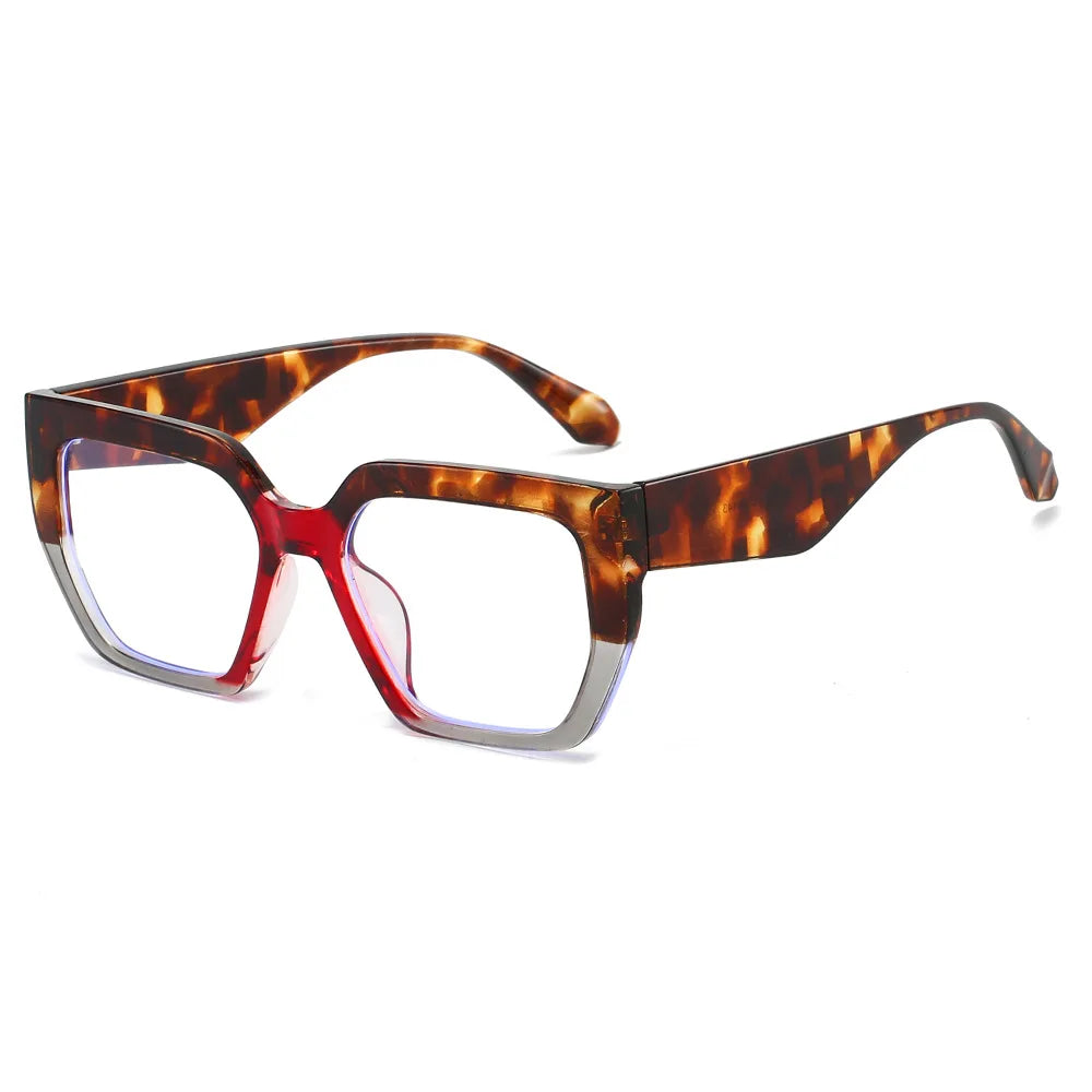 JNPCXI Ins Popular Fashion Square Sunglasses Women Retro Rivets Men Trending Leopard Green Sun Glasses Shades UV400