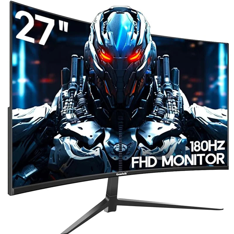 27"  Curved Gaming Monitor,144Hz/180Hz PC Monitor Full HD 1080P 1800R Display