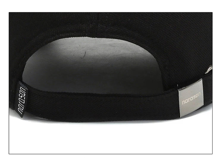 Unisex Hua Label Baseball Caps Hip Hop Cap, Outdoor Adjustable Hat Sunscreen Hat