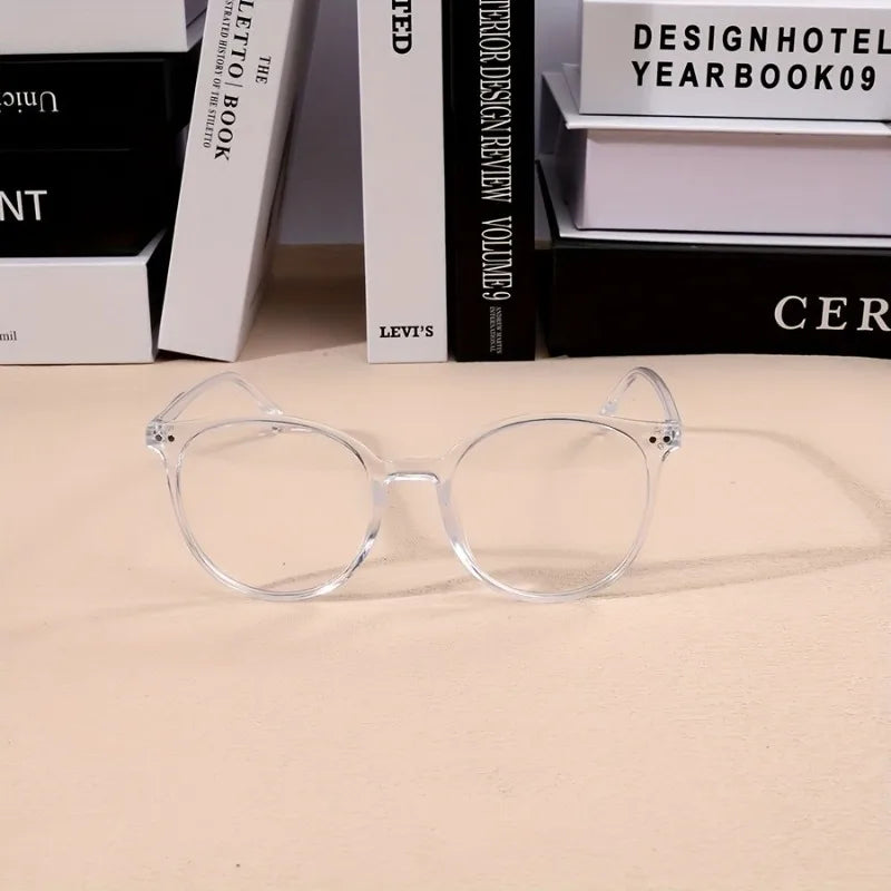 1pc Retro Full-Rim Square Frame Glasses - Lightweight Unisex Eyewear for Men & Women Fashion GlassesValentine's Day Gift