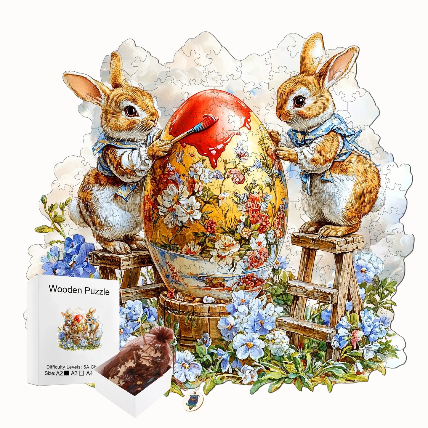 Animals Wooden Jigsaw Puzzle Nature Style Wooden Decor Painting Christmas and Halloween Gift Toy For Teen And Kid