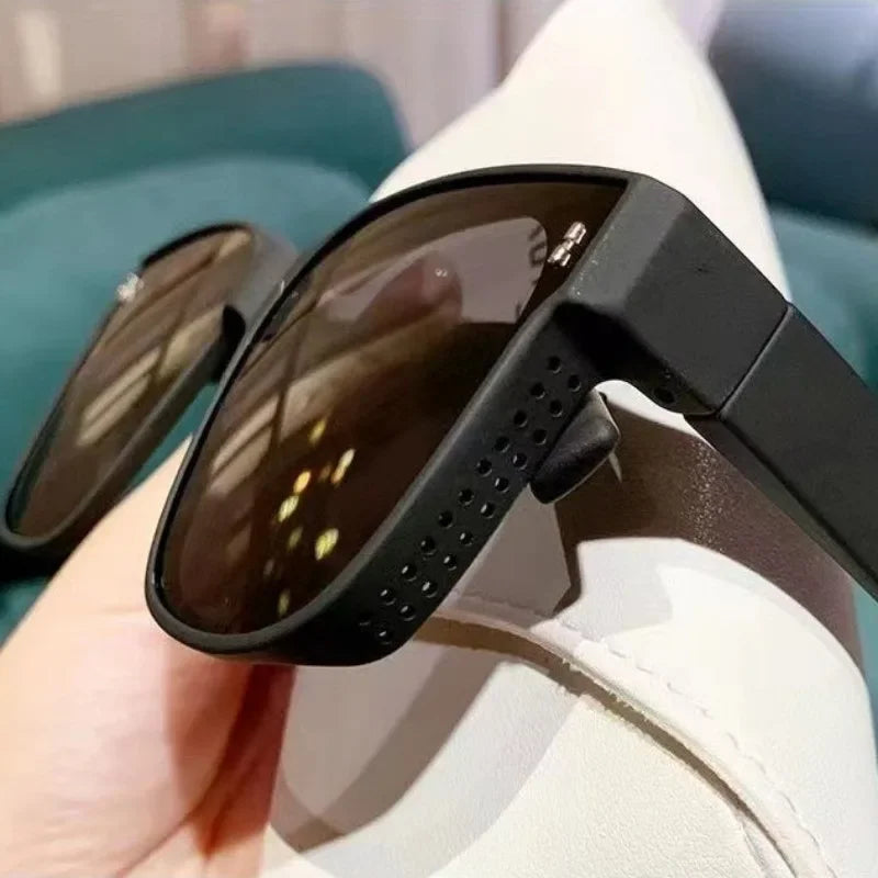 Fit Over Glasses Men Women UV400 Wear Sunglasses Foldable Myopia Glasses Cover  Sunglasses