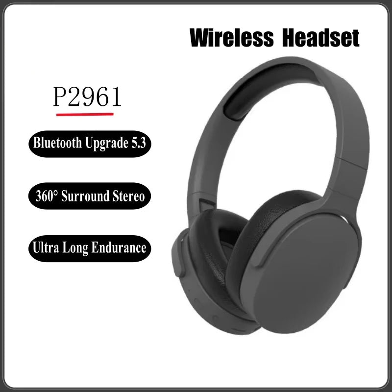 Wireless Bluetooth 5.3 Headphones P2961 Original Earphone For Samsung Iphone Stereo Hifi Headset Game Earbuds With Microphone