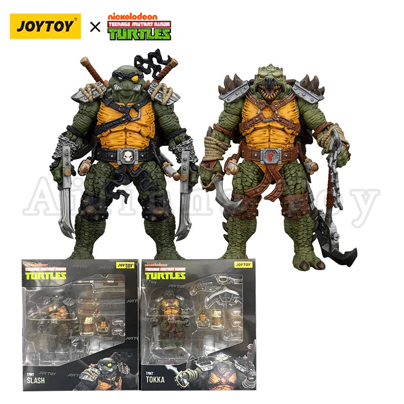 JOYTOY 1/18 Action Figure Turtles Slash Tokka Anime Toy