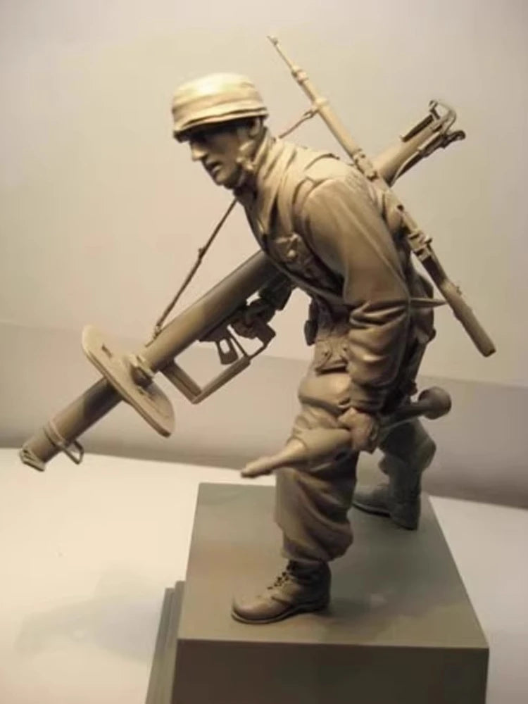 1: 16 Cast Resin Model Gray Kit Normandy Paratrooper 1-person Model Needs To Be Assembled Unpainted