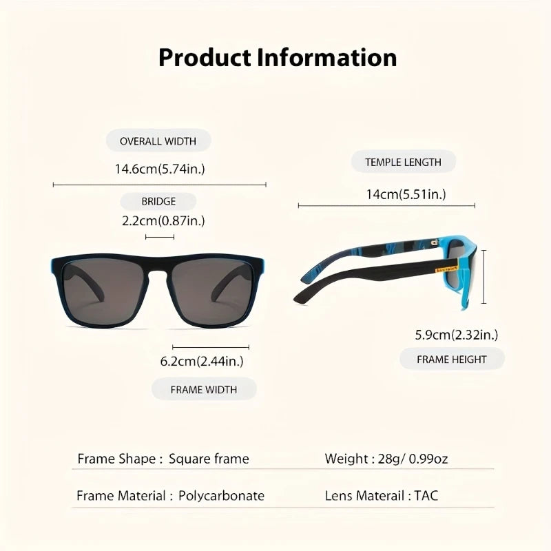 6PCS Classic Polarized Sunglasses Retro UV Resistant Driving Sunglasses for Men and Women
