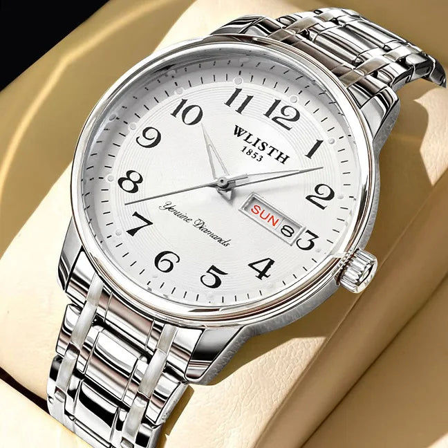 Luxury Women Watch Quartz Watch Digital Wristwatch Waterproof Calendar Luminous Watch Fashion Business Light Man Clock Watches