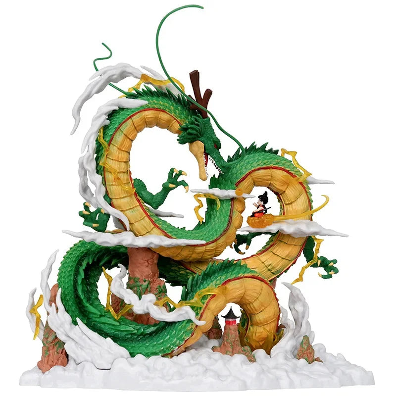 Anime Dragon Ball Z Shenron Figure with kid goku Figurine PVC Action figures GK Statue DBZ Shenlong Collectible Model Toys Gifts