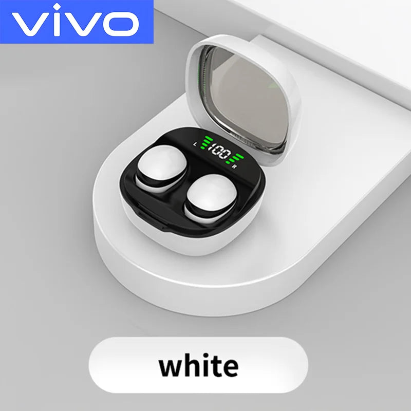 VIVO mini Invisible Sleep Headphones Wireless Bluetooth 5.3 Earbuds Noise Canceling Long Lasting with HIFI Bass Quality Sound