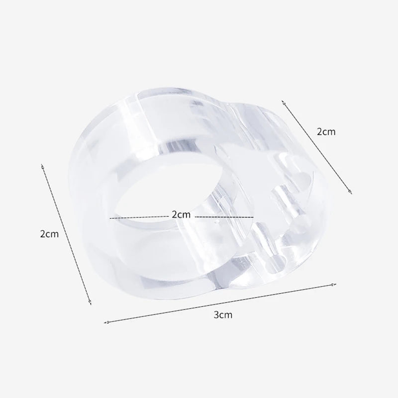 2/4pcs Transparent Door Handle Anti-collision Pads, Anti-collision Ring Window Door Handle, Anti-collision Wall Protection Cover