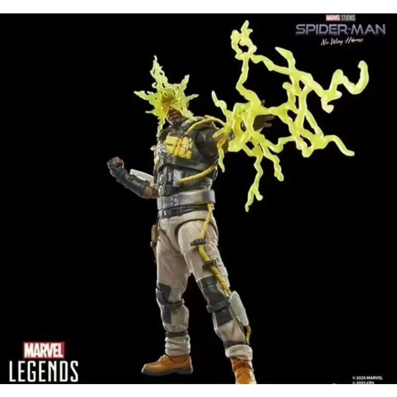 Original Hasbro Marvel Legends Series Spiderman No Way Home Marvel’s Electro Anime Figure Toys Model Collection