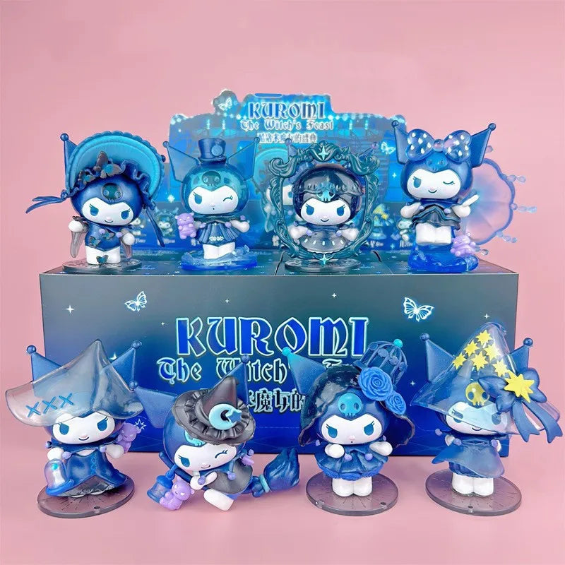 Sanrio My Melody kuromi Figure Toys Classic Cartoon Image Action Figure Box