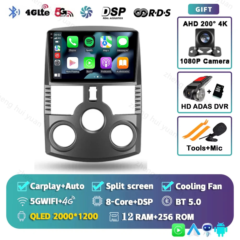 Android 15 For Toyota Rush J200 1 2006 - 2018 2K QLED Android Car Radio Multimedia Video Player GPS stereo CarPlay Head Unit 4G