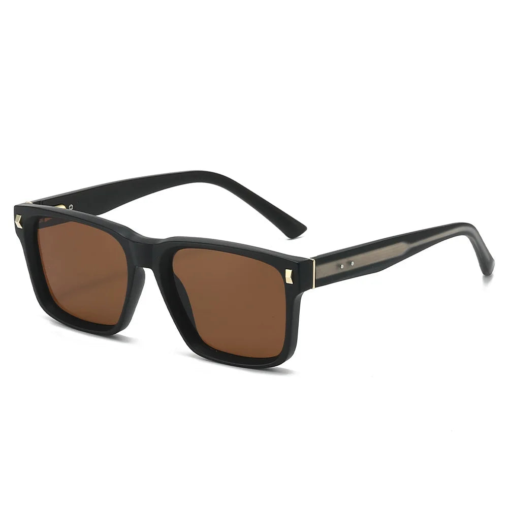 JNPCXI New Square Sunglasses Unisex Retro Style UV Protection Casual Sun Glasses for Men Women
