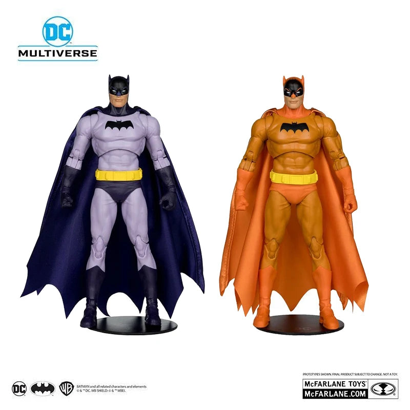 7 inches McFarlane Toys Orange Purple Batman Action Figure DC Multiverse Model ﻿