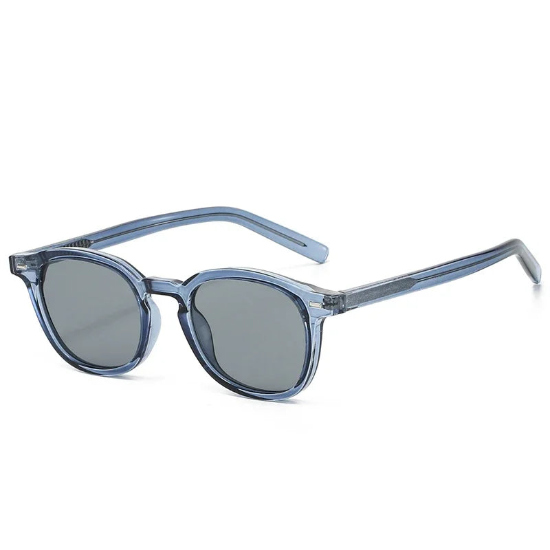 JNPCXI New Vintage Round TR90 Sunglasses Women Luxury Oval Fashion Men Sun Glasses Oculus UV400