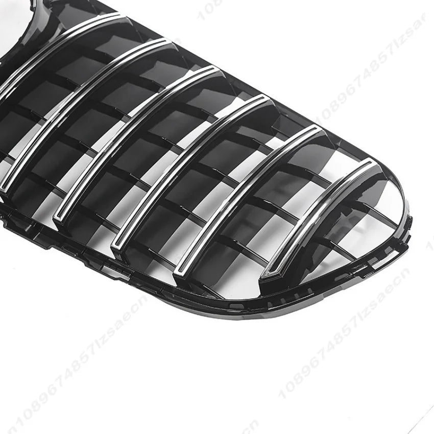 Car Front Hood Grille For Mercedes Benz GLC-Class X253 2015-2019 GLC250 GLC300 GLC350e GLC43 AMG GT Style  Racing Grill Body Kit
