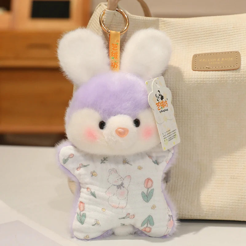 Good Quality and Cute Bean Bag Plush Toy  Cartoon Animal Doll Monkey Frog Cat Fox Panda Furry Forest Animals Doll Birthday Gift