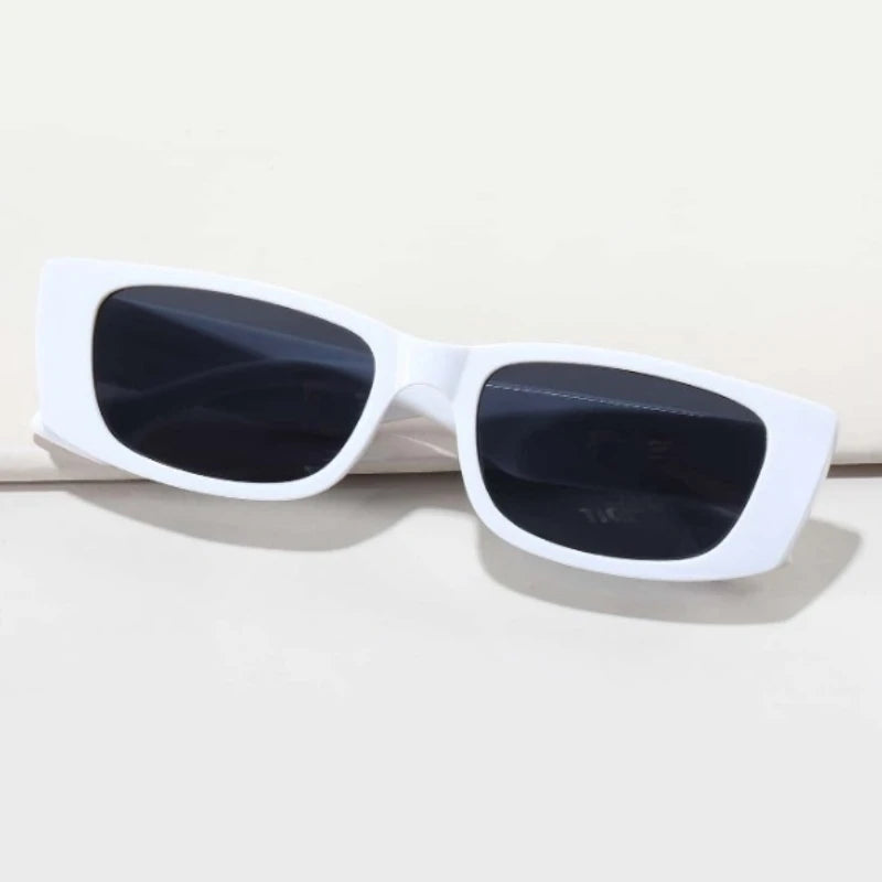 1 Pair of Unisex Rectangular Sunglasses Fashionable Style Suitable for Family Outings Travel Holiday Wear Sports