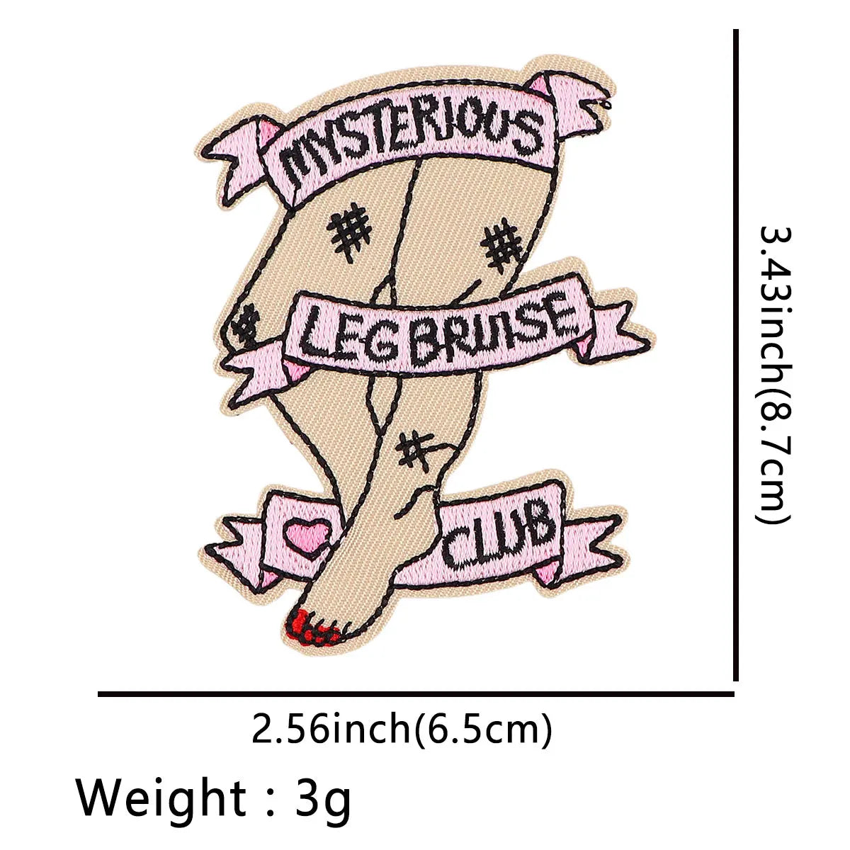 Funny Quotes Embroidered Patches for Clothing Koi Patches on Clothes Stickers Iron on Patches Animal Stripes Diy Appliques