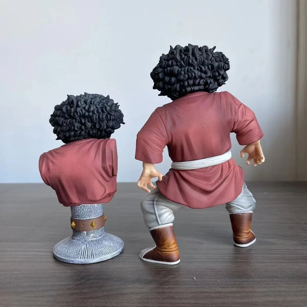 Dragon Ball Z Mister Satan Figure Replace Head Hercule Figurine 18cm Pvc Action Figures Collection Model Toys Gifts